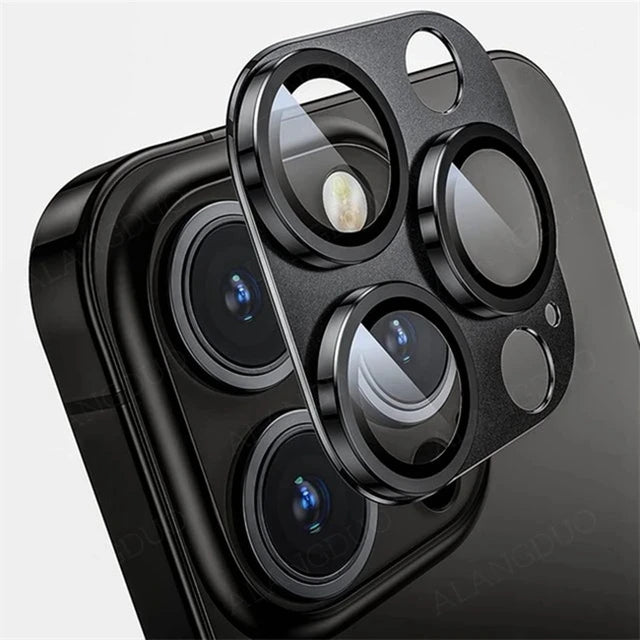 Metal Camera Protector For iPhone 16 Pro Max 16Plus 15Pro Lens Protective Glass For iPhone 15 16ProMax Full Cover Lens Cover